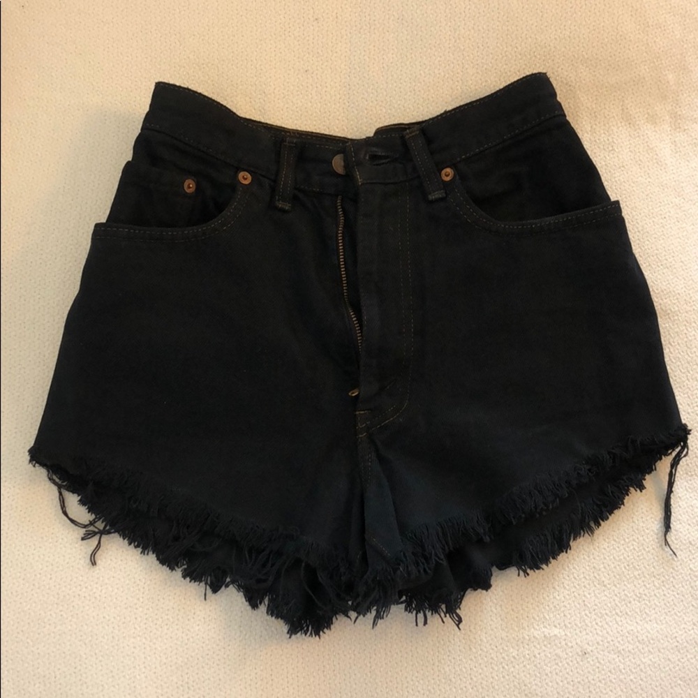 Custom high waist vintage denim Levi Shorts